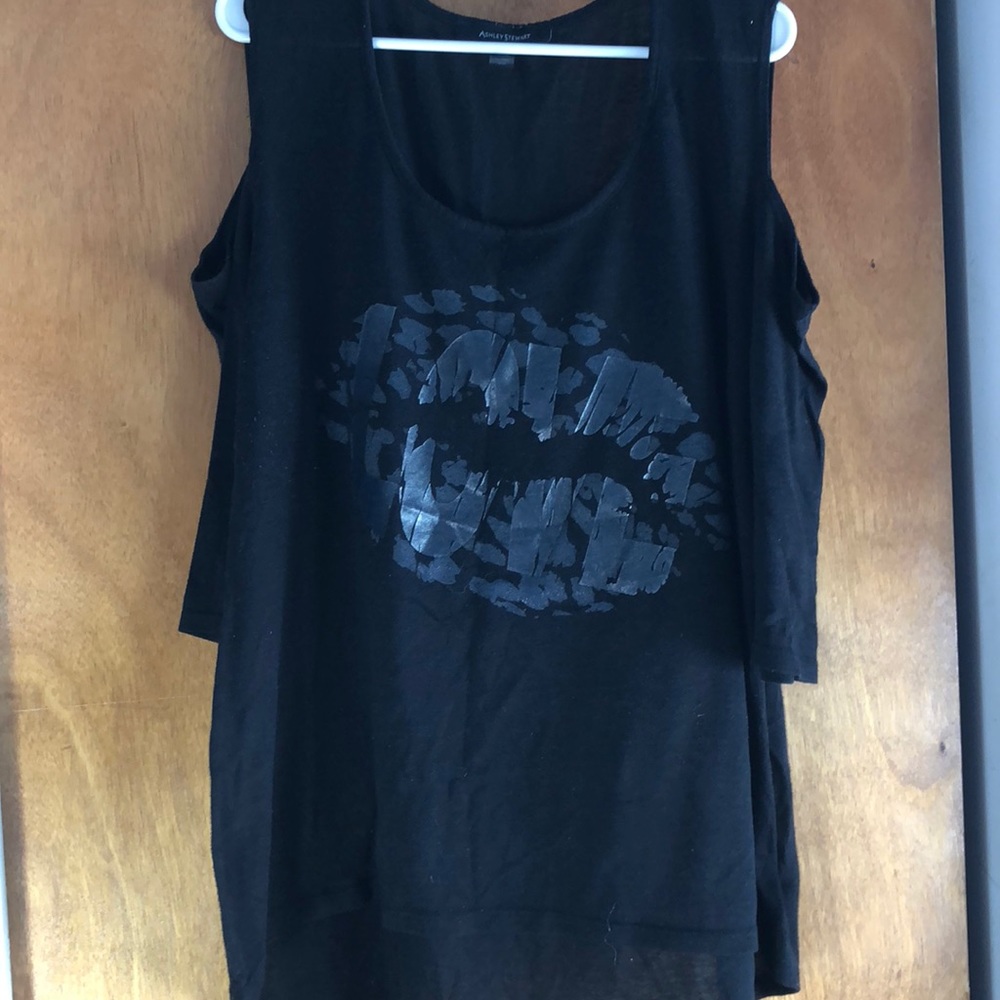 Ashley Stewart Cold Shoulder Shirt